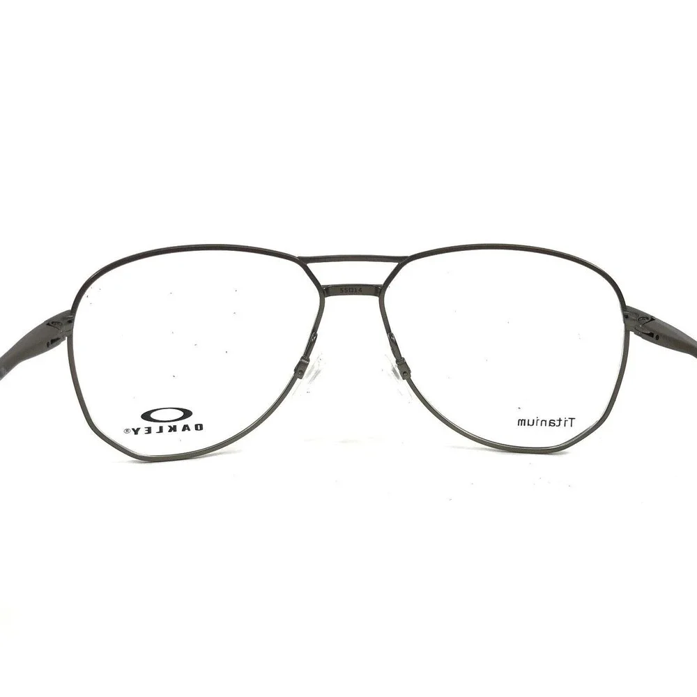 Oakley Eyeglasses Frames Contrail Ti OX5077-0255 Pewter Titanium 55-14-144